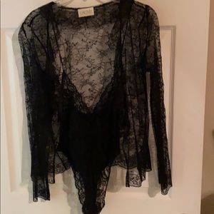 2 piece robe and body slip